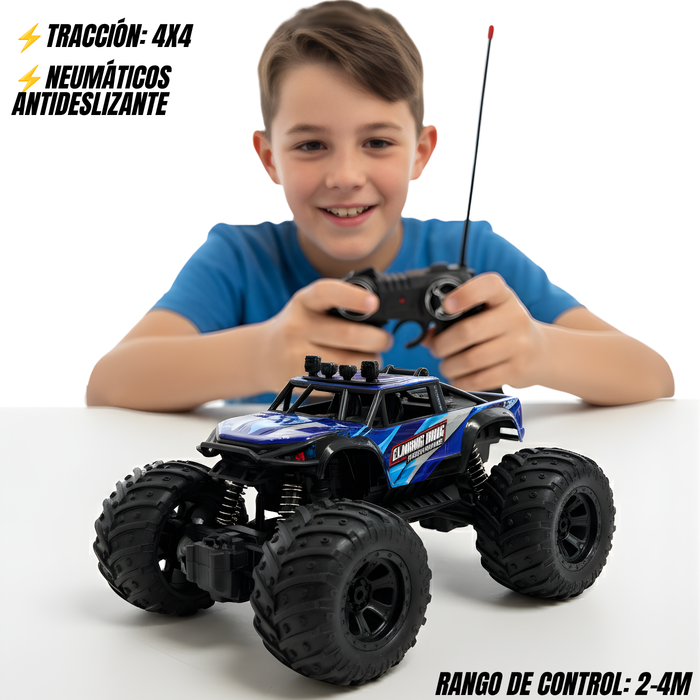 Auto De Escalada 4x4 Juguete Carro Control Remoto Recargable