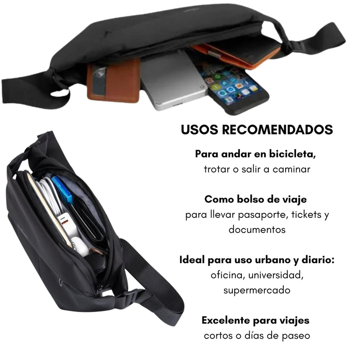Banano Impermeable Trip On Bolso Cruzado Para Hombre