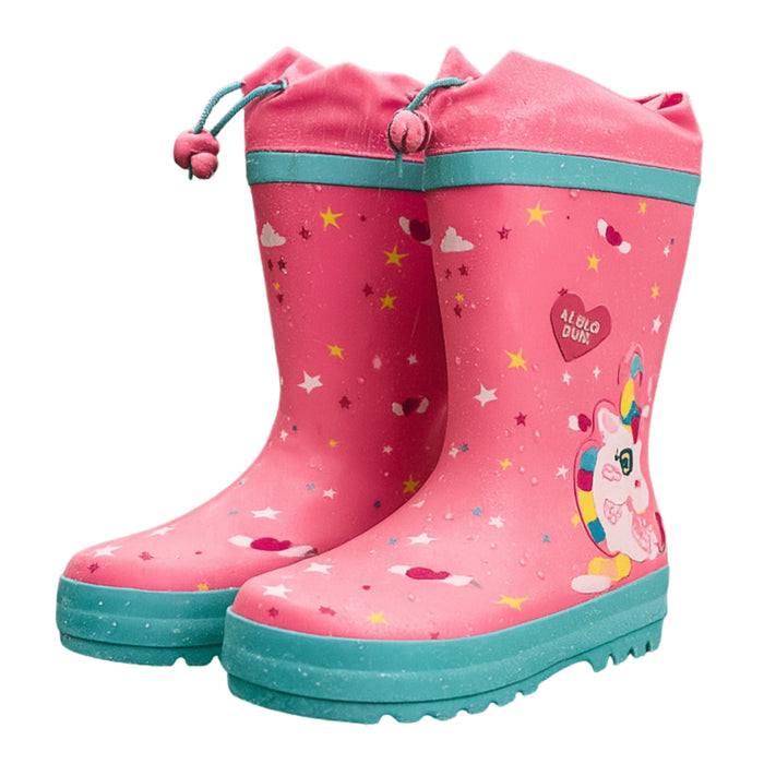 Botas Impermeables Para Niñas De Plástico Antideslizante