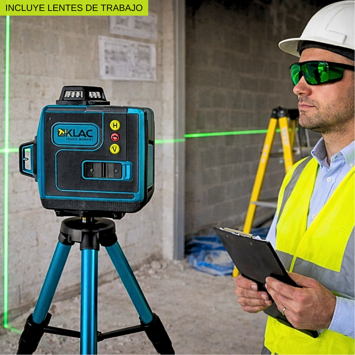 Nivelador Laser 16 L 360° Klac Con Trípode Y Maletin