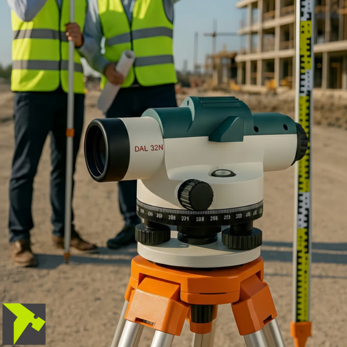 Nivel Topográfico 32x Profesional Trípode con Mira