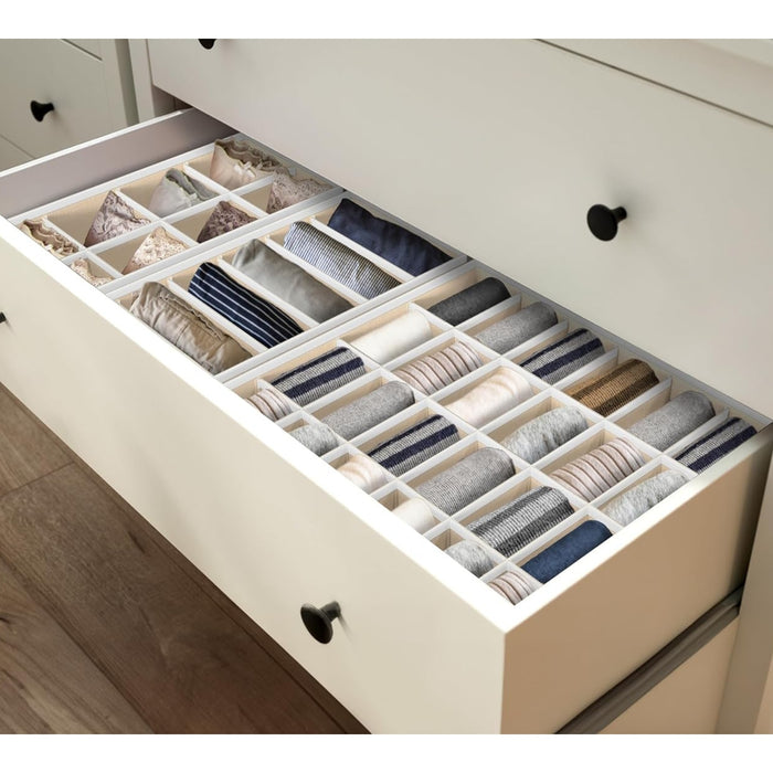 Organizador De Ropa Interior Calcetines Organizador De Cajones Almacenador Closet Interior Hogar Pack X4