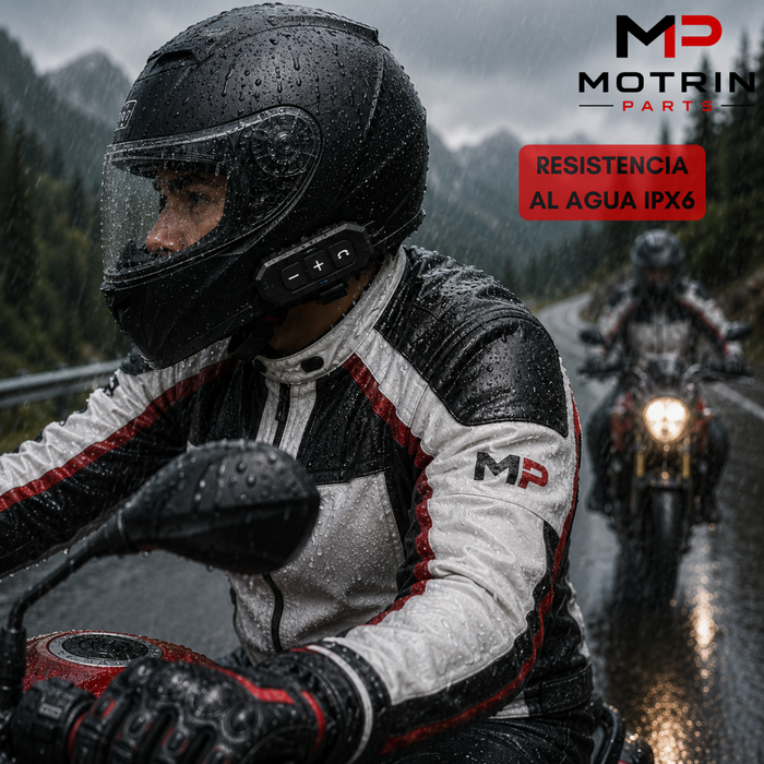 Audífono Intercomunicador Casco Moto Auricular Bluetooth