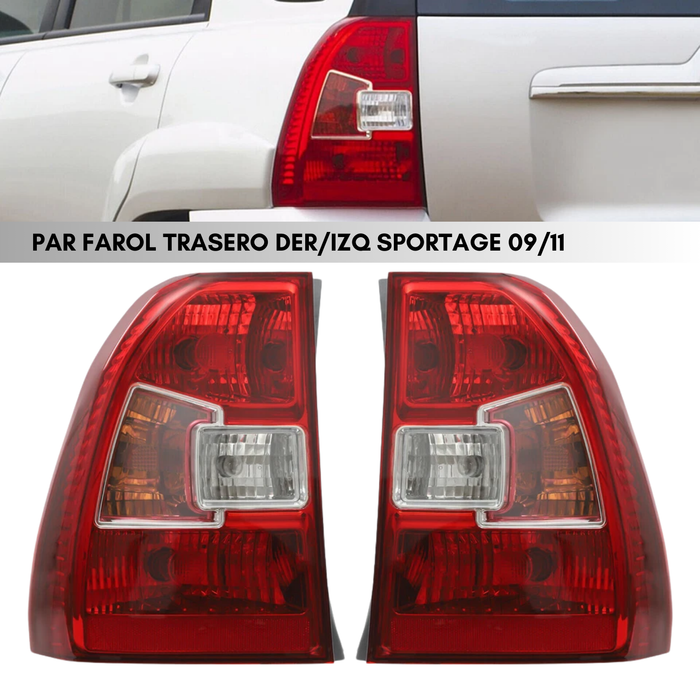 Par Faroles Traseros Izq + Der Para Kia Sportage 2009-2011