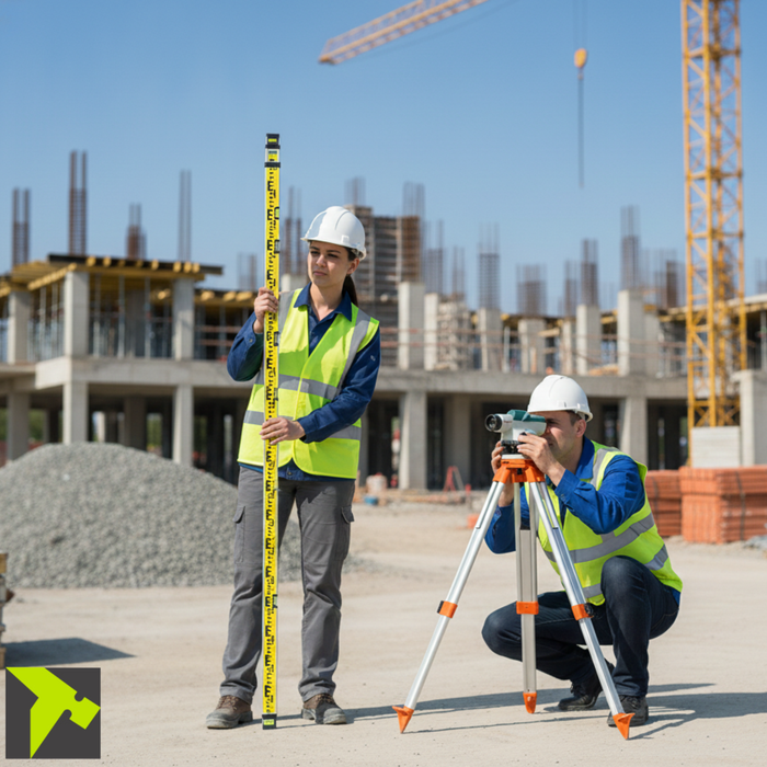 Nivel Topográfico 32x Profesional Trípode con Mira