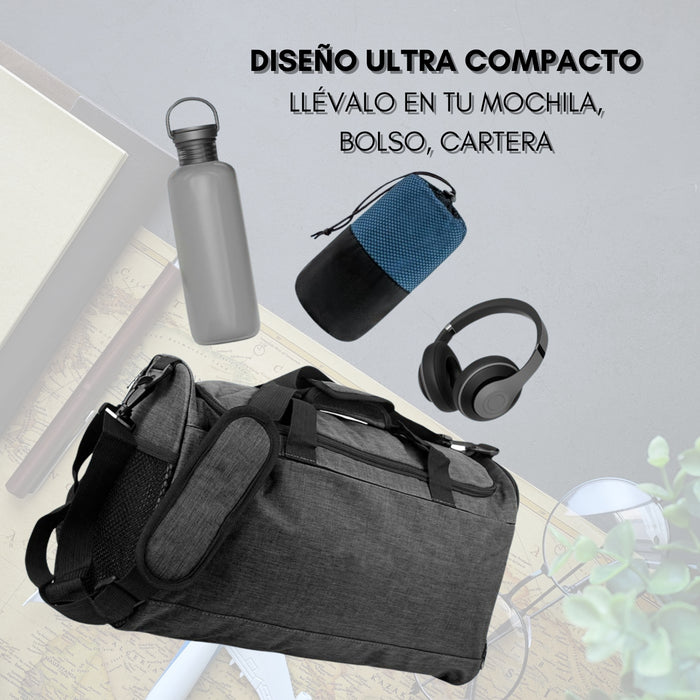 Toalla Microfibra Set De 3 Baño Viaje Natación Secado Rápido