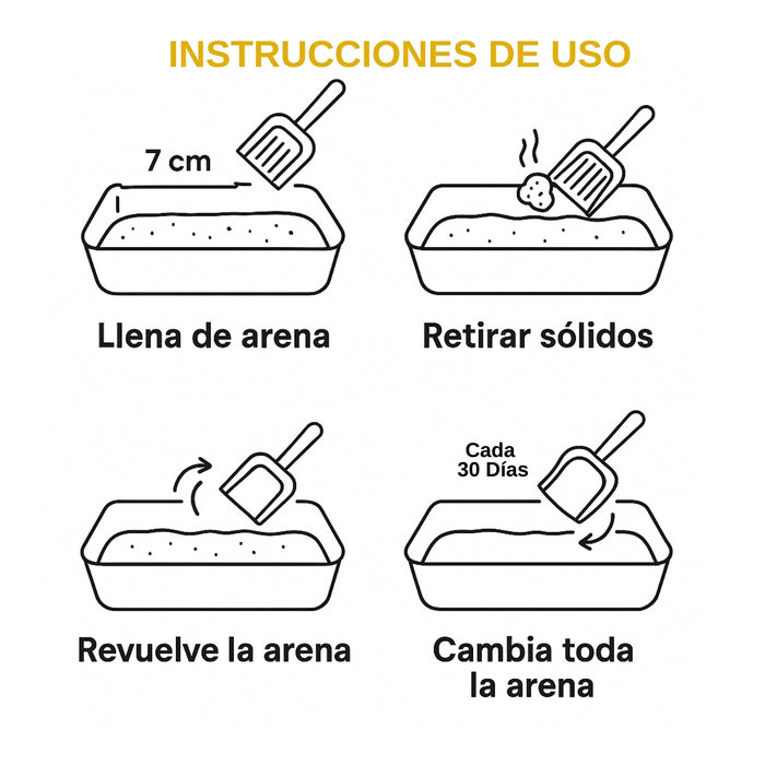 Arena Sanitaria Para Gato Aglutinante Misifus 4k Aroma Limón