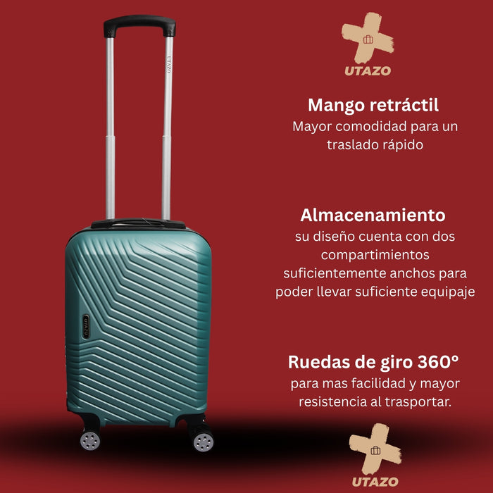 Maleta Cabina Utazo Carry On 10kg + Set Bolsa Organizadora