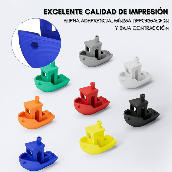 Filamento Pla Para Impresión 3d 1.75mm 1 Kg Color Amarillo