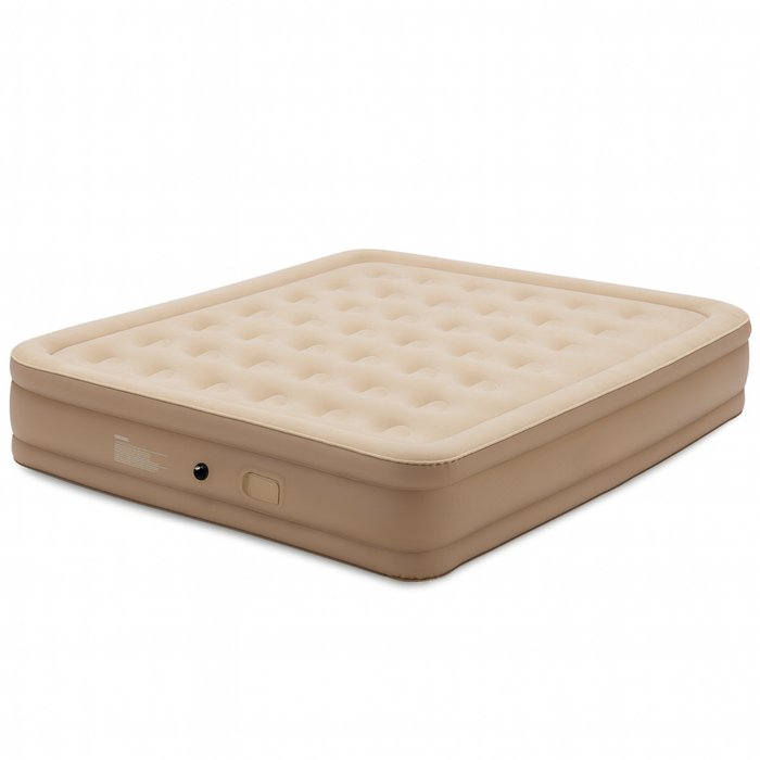 Colchon Inflable 2 Plazas Inflador Incorporado Camping Usb