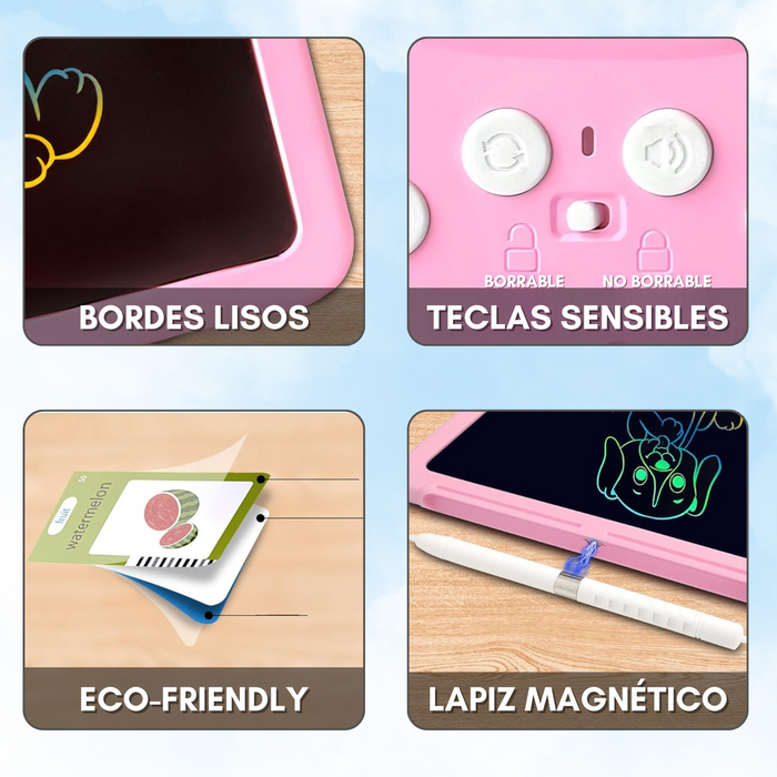 Computador Tablero Didactico Niños Español Ingles 255 Tarjetas