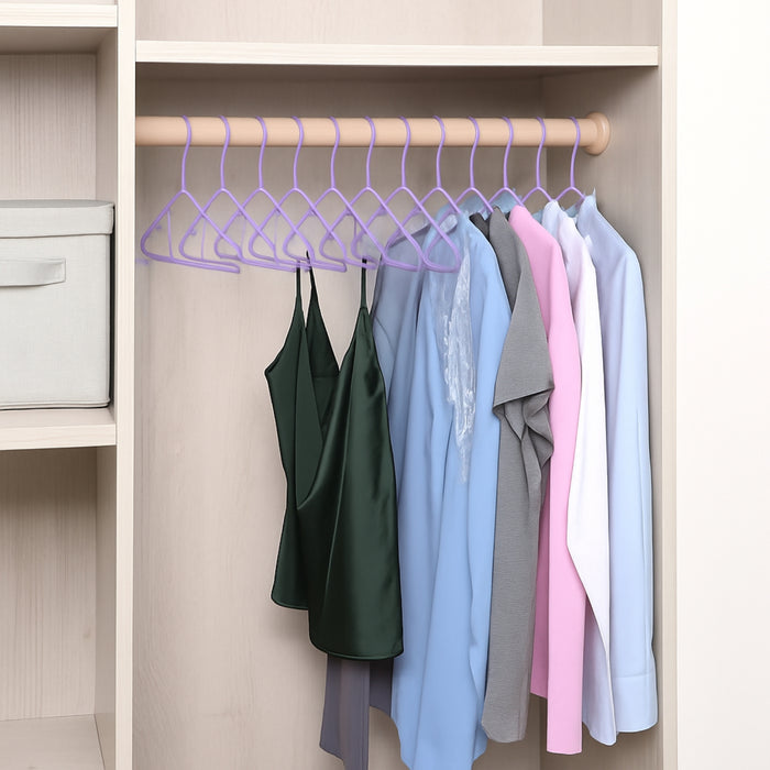 Ganchos Colgadores Para Ropa Antideslizante 10 Unidades