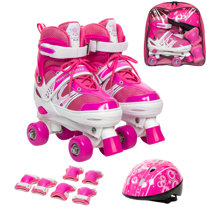 Patines Roller 4 Ruedas Ajustables Artísticos Para Niños