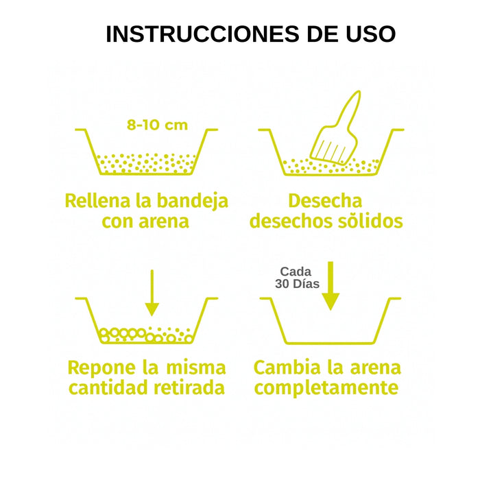 Arena Aglutinante Topk9 2kg Limon Iones De Plata/carbón