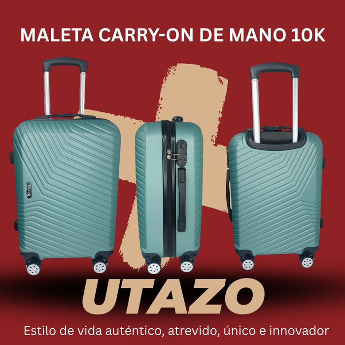 Maleta Cabina Utazo Carry On 10kg + Set Bolsa Organizadora