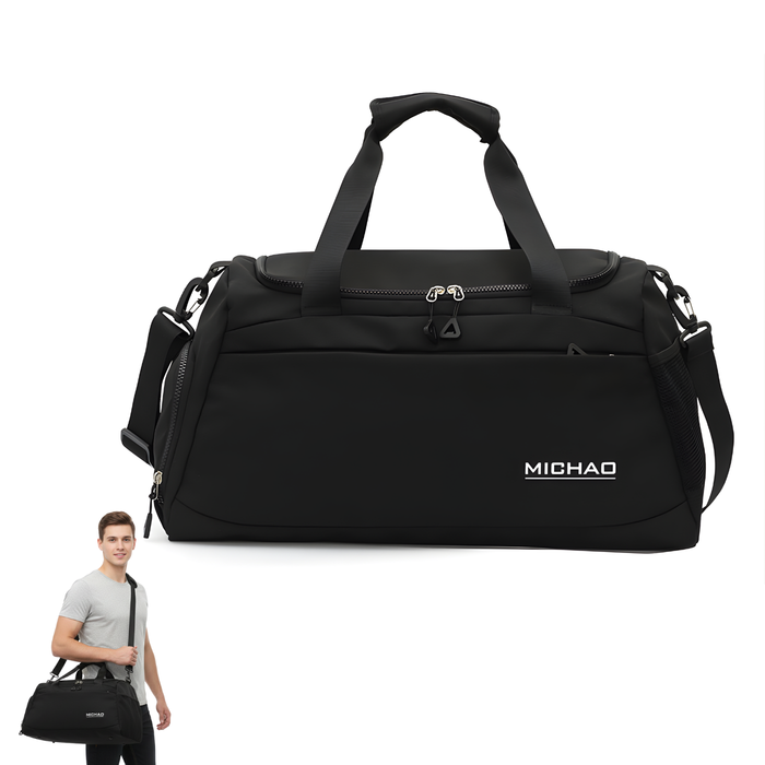 Bolso Deportivo Gym Viaje De Mano Avión Multifuncional 23l - Negro