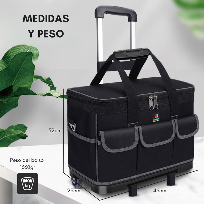 Bolso Porta Herramientas Con Ruedas Con 20 Pulgadas