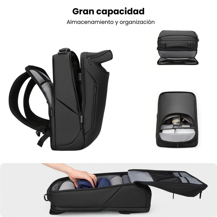 Mochila Ejecutiva Viaje Notebook Usb Impermeable Antirrobo Utazo