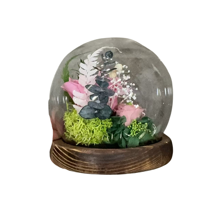 Rosas Eternas Flores Artificiales Decoracion Hogar Luz Led Naranja