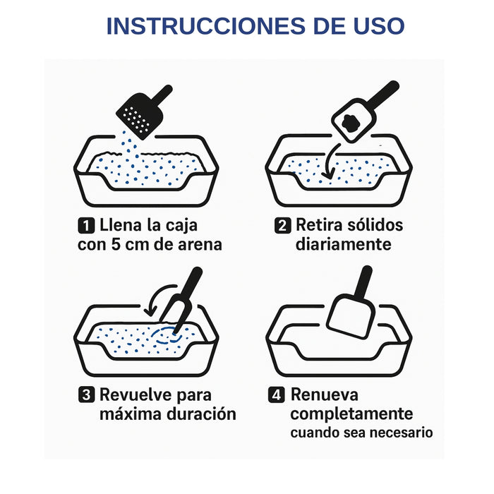 Cristales Sanitarios Topk9 1,6 Kg Fresh Arena Premium Gatos