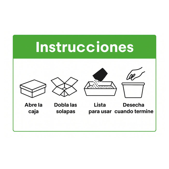 Arena Top-k9 Ecológica 100% Vegetal Bandeja Desechable 2kg