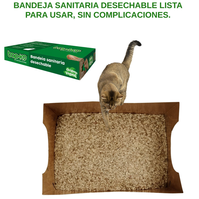 Arena Top-k9 Ecomix Bandeja Desechable 2kg
