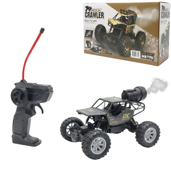 Auto Control Remoto Rock Crawler 2.4 1/18 Rc Humo 4x4