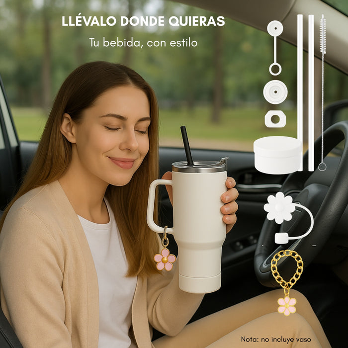 Accesorios Para Vaso Térmico Decoración Universal Bombilla