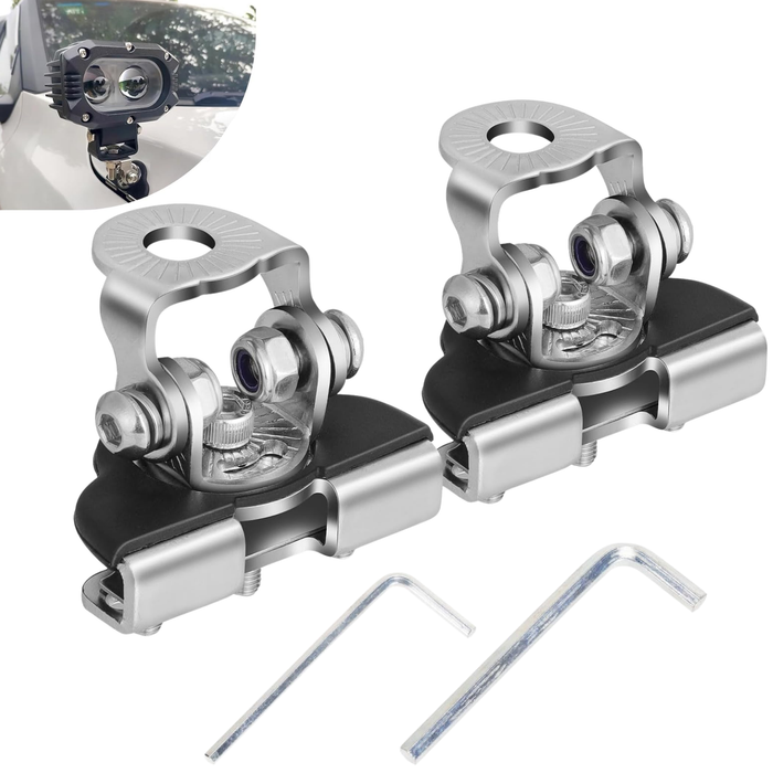 Soporte Capot Para Neblineros Barras Led Fijos Universal X2