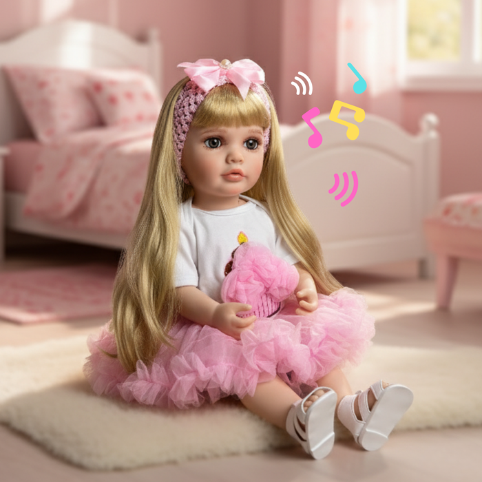 Muñeca Bebé Reborn Silicona Con Sonidos Y Movimientos