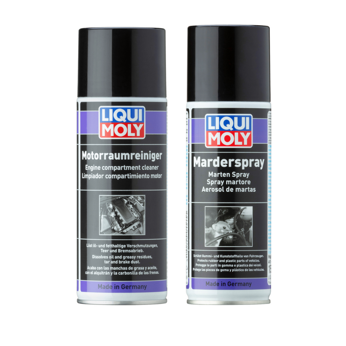 Spray Limpiador + Spray Repelente Roedores Liqui Moly 400ml