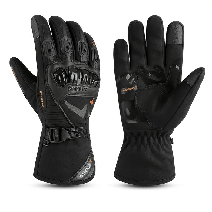 Guantes Moto Motociclista Protección Invierno Pantalla Táctil Antideslizantes