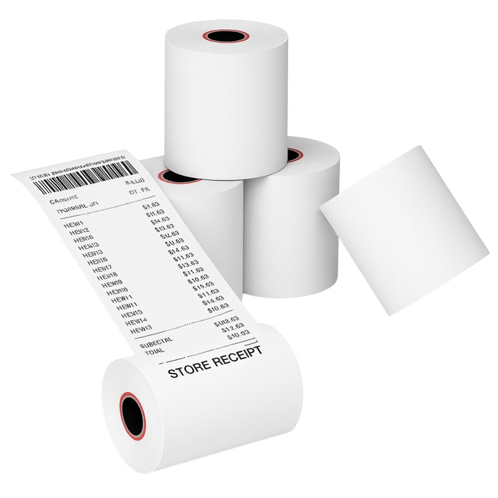 Caja 50 Rollos Papel Térmico 80mm X 80mts Largo Telotenemos Papel Para Impresora Térmica Papel Rollo Termico Boleta Factura Color Blanco