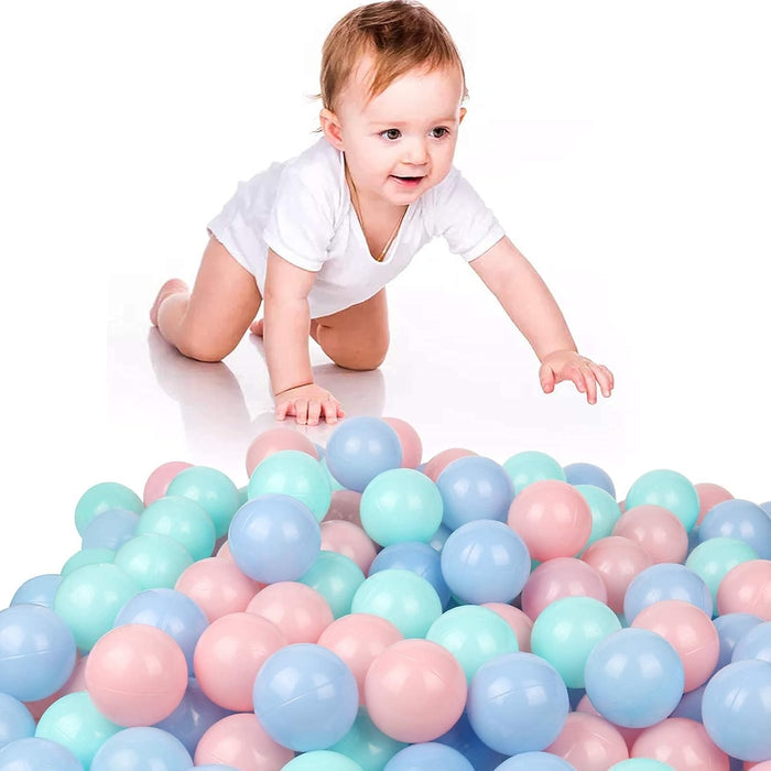 Pack 300 Pelotas Plasticas Para Piscina Colores Pasteles
