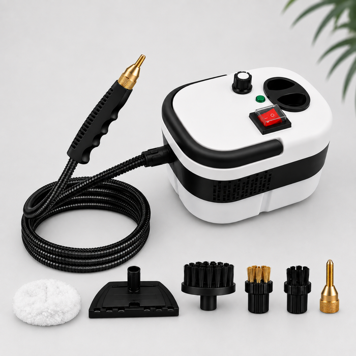 Limpiador Vapor Manual Alta Potencia Multiuso Portátil 4 Pzs