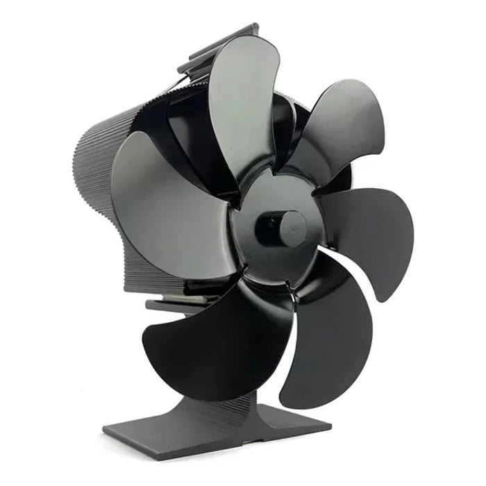 Ventilador Estufa A Leña 6 Aspas Chimenea Sin Electricidad