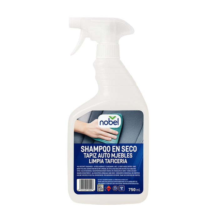 Shampoo En Seco Tapiz Auto Muebles Limpia Tapiceria 750ml