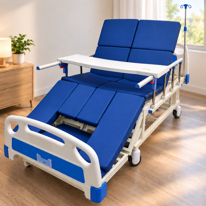 Cama Clínica Catre Eléctrico 260kg Colchón Bandeja Y Control Remoto