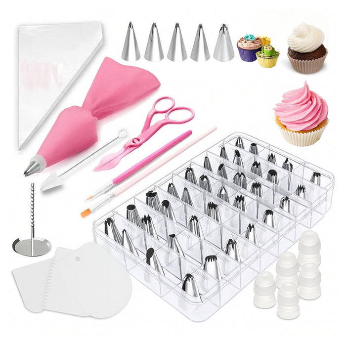 Kit De Decoración 83 Unidades C/picks/bolsa Pastelera Y+