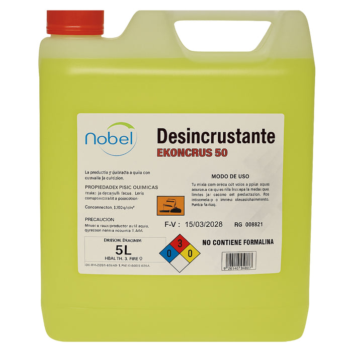 Desincrustante Antisarro Limpiador Concentrado Mampara Baños