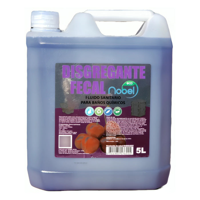 Disgregante Liquido Para Baño Químico Desodorizante 5lt