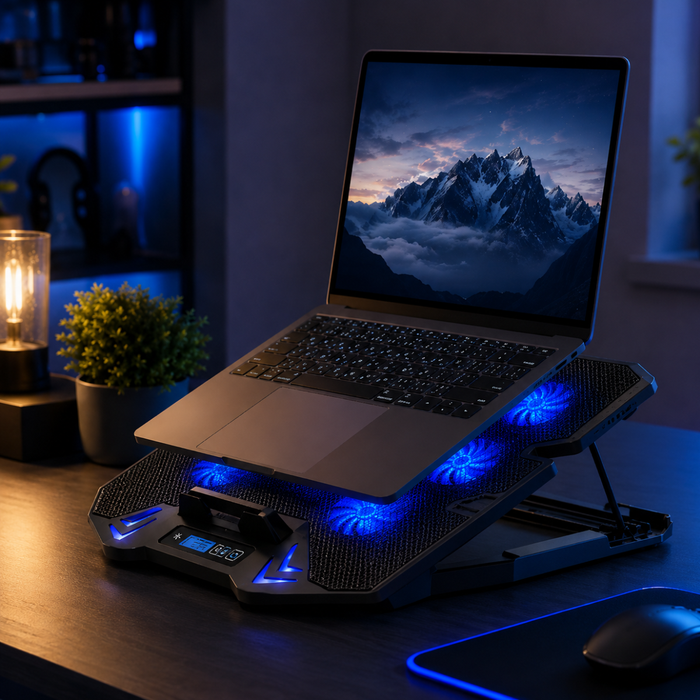 Base Ventilador Notebook Enfriador Gamer Laptop 15.6,16,17