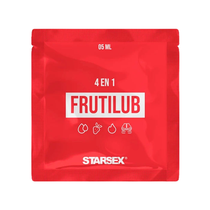 Lubricante Intimo Frutilub Sabor Frutilla Sachet 5ml Unidad