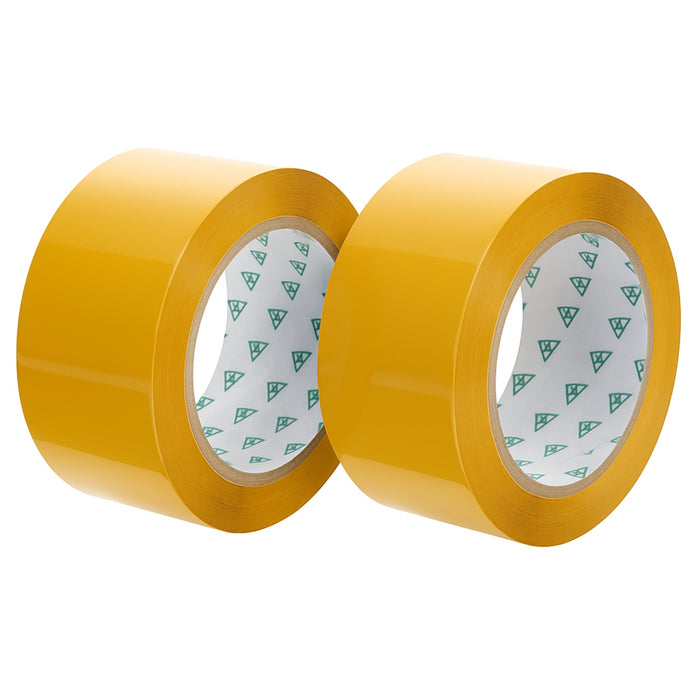 Pack 2 Cinta Embalaje Amarilla 4.5cm X 350 Mts