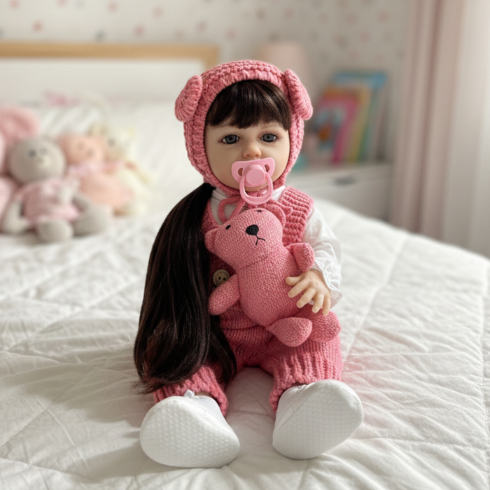 Muñeca Reborn Bebé Juguete Silicona Realista Con Accesorios