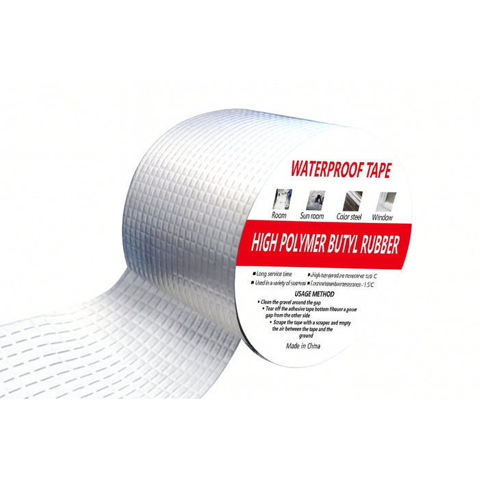 Cinta Sellador Butilo Techo Gotera Impermeable 100mm X 10m