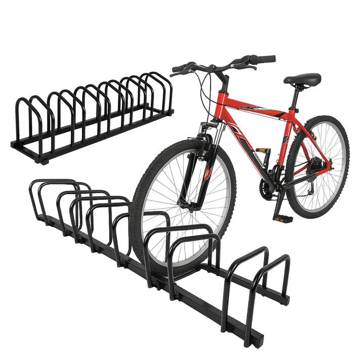 Soporte De Estacionamiento Bicicleta Estantes Ajustables De Puestos 6