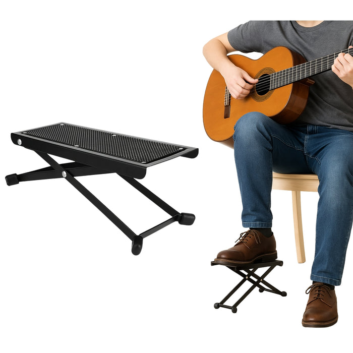 Reposapies Regulable En Altur Plegable Para Guitarra