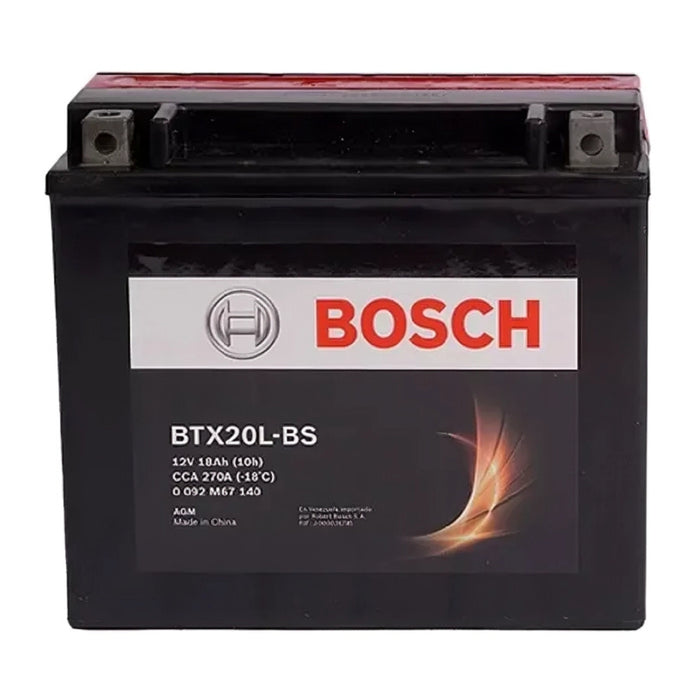Bateria Moto Ytx20l-bs Btx20l-bs 12v 18ah Bosch