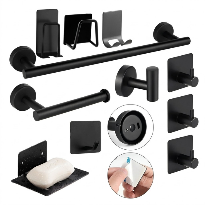 Juego De Baño Completo 11 Pcs Set De Baño Con Accesorios